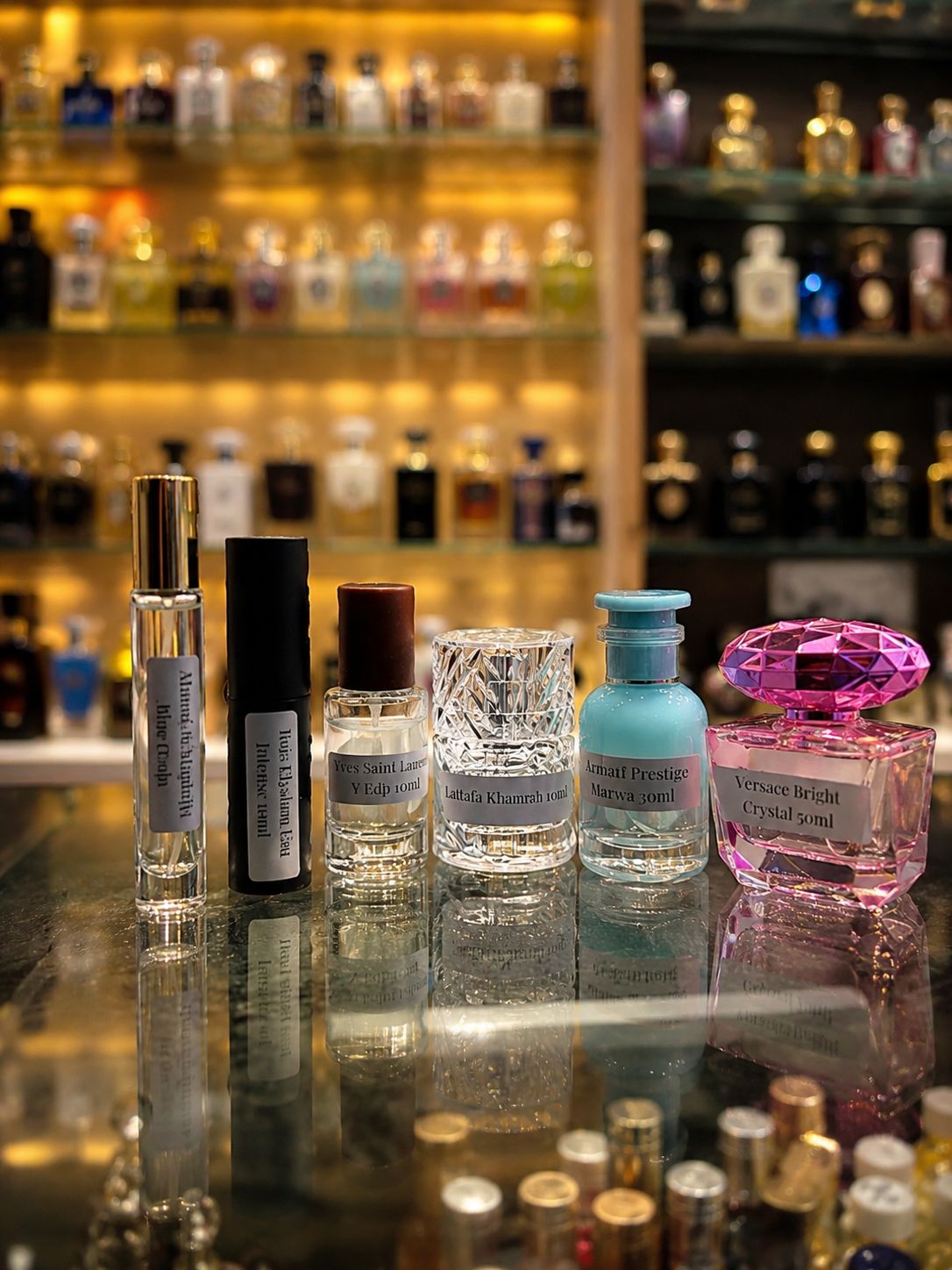 Fragrance coffer decant perfumes lucknow versace ysl lattafa armaf